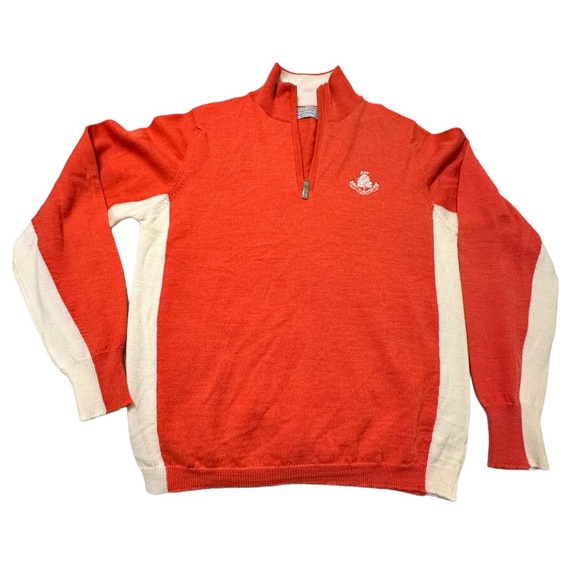 Scott & Charters of Hawick Merino Sweater Carnoustie Golf Links Pullover - Picture 15 of 15